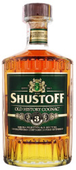 Brandy Old history 3 roky 0,5L Shustoff