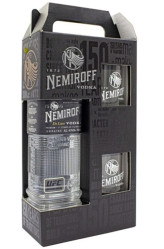 Vodka Nemiroff De Luxe 0,7 l 40 % + 2 poháre