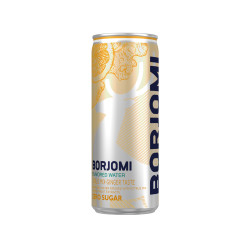 Perlivá voda s citrusovým mixom a chuťou zázvoru 0,33l Borjomi