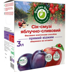 Jablkovo-slivková šťava-smoothie 3l Garden Gadz