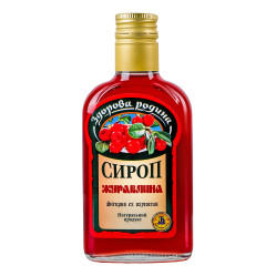 Brusnicový sirup 200 ml Zdorova rodyna