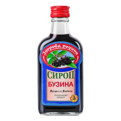 Sirup z čiernej bazy 200 ml Zdorova rodyna
