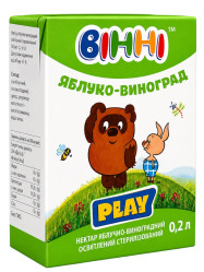 Jablkovo-hroznový nektár 200ml Vinni