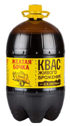 Kvas prírodný fermentáciou 1,5L Žoltá bočka