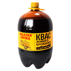 Kvas prírodný fermentáciou 2,5L Žoltá bočka