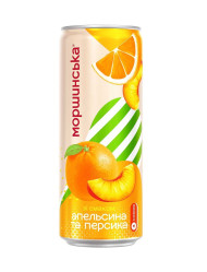 Sýtený nápoj s príchuťou pomaranča a broskyne 0,33 l Morshynska