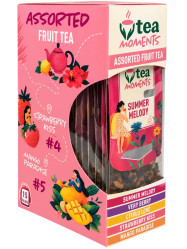 Čaj Assorted Fruit Tea 33,6g, 5 príchutí × 3ks Tea Moments