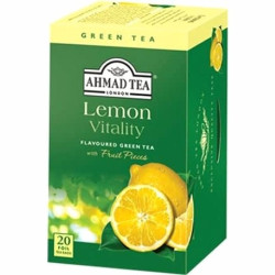 Zelený čaj s citrónom 20×2 g Ahmad Tea
