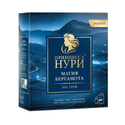 Čierny čaj Mágia bergamotu 100×2 g Princezná Nuri
