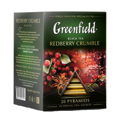 Чай черный Redberry Crumble 20*1,8г Greenfield