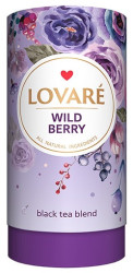 Čierny čaj Wild berry 80g Lovaré