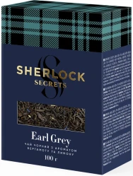 Čierny sypaný čaj Earl Grey 100g SHERLOCK