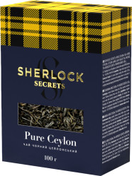 Čierny sypaný čaj Pure Ceylon 100g SHERLOCK