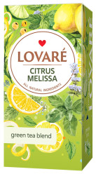 Zelený čaj Citrus Melissa 24 * 1,5 g Lovaré 36 g