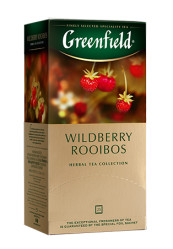 Čajový nápoj Wildberry Rooibos 25×1,5 g Greenfield