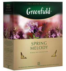Čierny čaj Spring Melody 100×1,5 g Greenfield