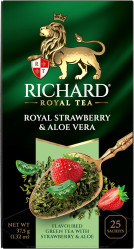 Čaj Royal Strawberry & Aloe Vera 25×1,5 g Richard