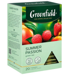 Zelený čaj Summer Passion 36g 20×1,8g Greenfield