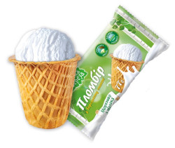 Zmrzlina 15% Plombir 77g Bílá bereza