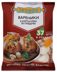Vareniký so zemiakmi a hubami 800g Levada