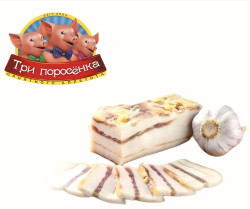 Špiek s cesnakom cca 300g Tri Porosenka