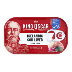 Tresčie pečene 121g King Oskar 