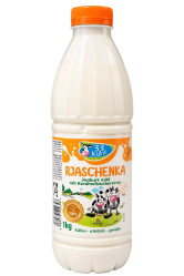 Rjaženka-jogurt s karamelovým sirupom 3,5% tuku 1L 33 Kravy