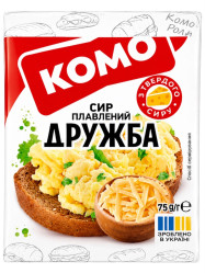 Tavený syr Družba 75g KOMO