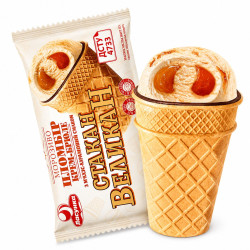 Zmrzlina Stakan Velikan Creme-brûlée 100g Lasunka