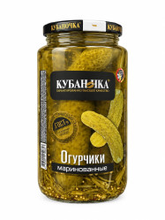 Konzervované uhorky 750g Kubanochka