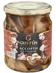 Assorti nakladané huby 380g Gustus