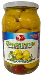 Nakládané patizóny 900ml SLKO