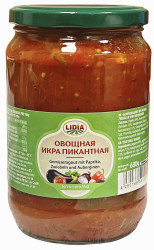 Zeleninový kaviár pikantný 680g Lidia