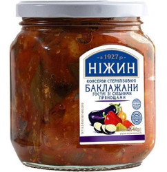 Baklažán pikantný s orientálnym korením 460g Nežín