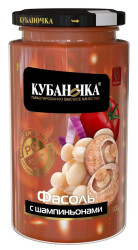 Fazuľa so šampiňónmi 500g Kubanočka