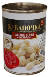 Fazuľa v paradajkovej omáčke 220g Kubanochka