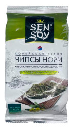 Chipsy nori s olivovým olejom 4,5 g SenSoy
