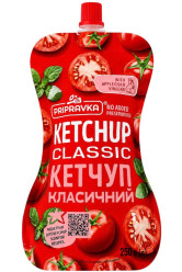 Kečup Klasický pasterizovaný 250g Pripravka