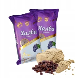 Slnečnicová chalva s hrozienkami 200 g Seed Wealth