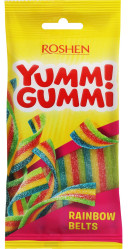 Želé Yummi Gummi Rainbow Belts 70 g Roshen