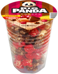 Popcorn s príchuťou čerešní a čokolády 60g Big Panda