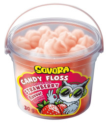 Cukrová vata s jahodovou príchuťou 30 g SOVORA