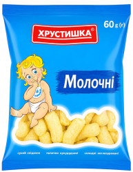 Kukuřičné tyčinky „Mléčné“ 60g TM Chrustyška