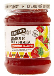 Melón a jahoda pretreté so cukrom 280 g Stoev