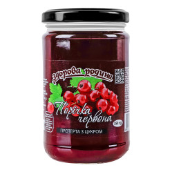 Červený rybíz drcené s cukrem 350g Zdorova Rodina