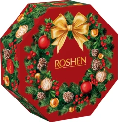 Vianočný balíček „Vianočný veniec“ 598g Roshen