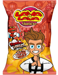 Chipsy s príchuťou kraba 50 g Lava Lava