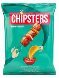 Zemiakové čipsy s príchuťou Šašlyk 120g Chipsters