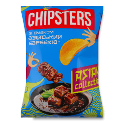 Zemiakové čipsy s príchuťou Ázijské barbecue 100g CHIPSTERS