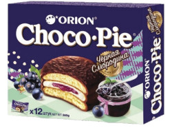 Choco Pie Černý Rybíz 12*30g Orion